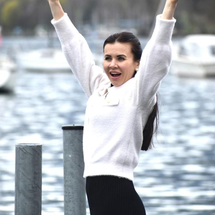 Portrait of Mira Solano, group coordinator and fusion cooking expert